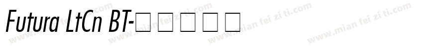 Futura LtCn BT字体转换